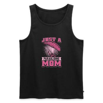 Paragliding Paragliding Mother - Men's Premium Organic Tank Top - black - Front - Michal (187cm)
