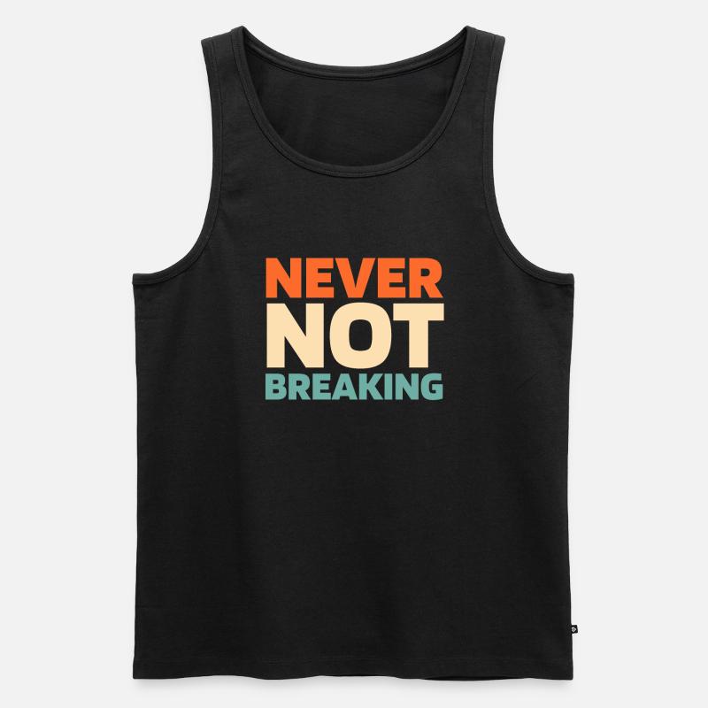 Breakdance Breakdancer Breakdancing - Männer Premium Bio Tank Top - Schwarz