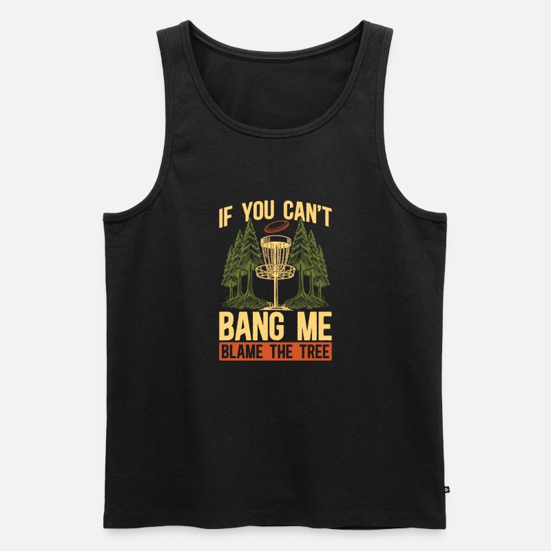 Frisbee Golf Disc Golf - Männer Premium Bio Tank Top - Schwarz