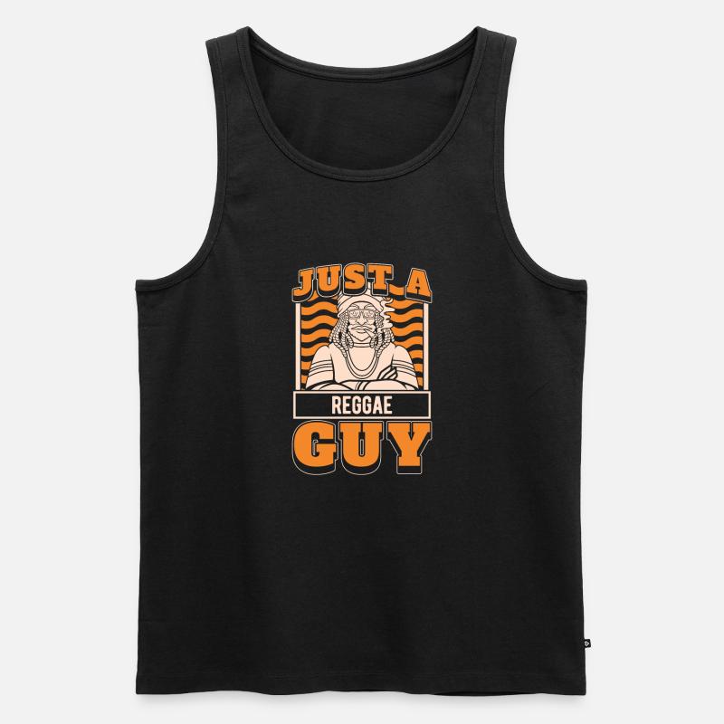 Reggae Just A Reggae Guy - Men's Premium Organic Tank Top - black