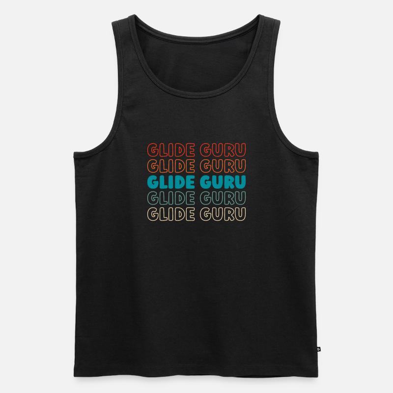 Paramotor Gleitschirmfliegen - Männer Premium Bio Tank Top - Schwarz