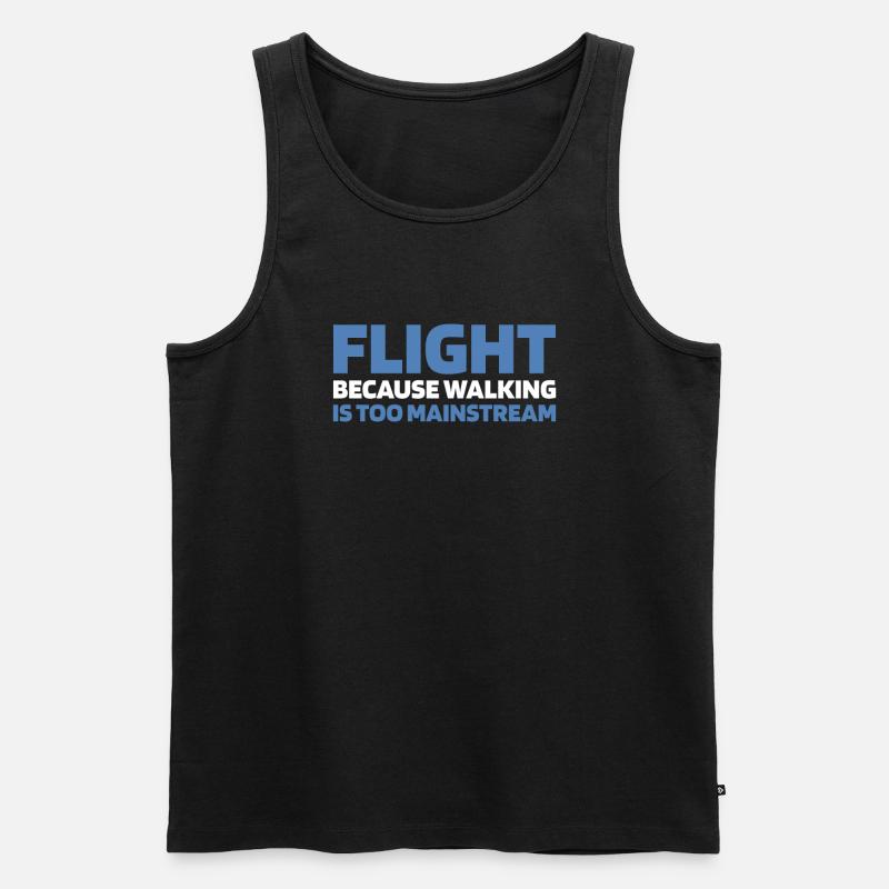 Paramotor paragliding - Men's Premium Organic Tank Top - black