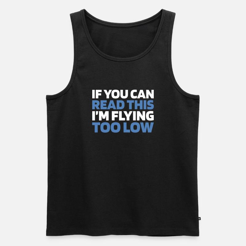 Paramotor Gleitschirmfliegen - Männer Premium Bio Tank Top - Schwarz