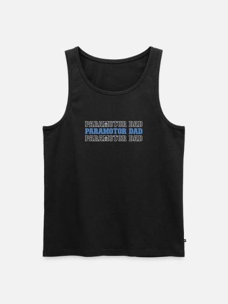 Paramotor paragliding - Men's Premium Organic Tank Top - black