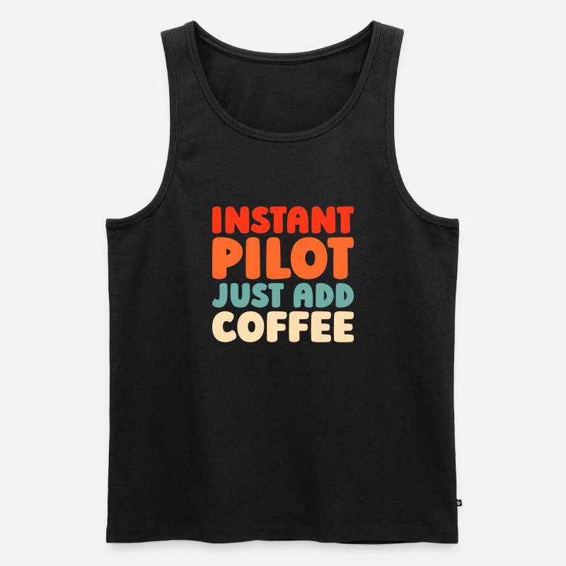 Paramotor Gleitschirmfliegen - Männer Premium Bio Tank Top - Schwarz