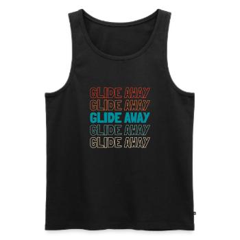Paramotor Gleitschirmfliegen - Männer Premium Bio Tank Top - Schwarz - Vorne - AI Model Male 178 light (178cm)