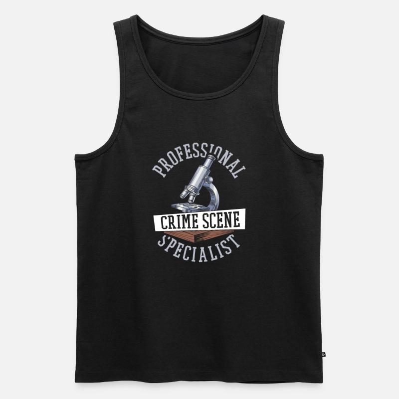 Forensics Forensic Experts - Men's Premium Organic Tank Top - black