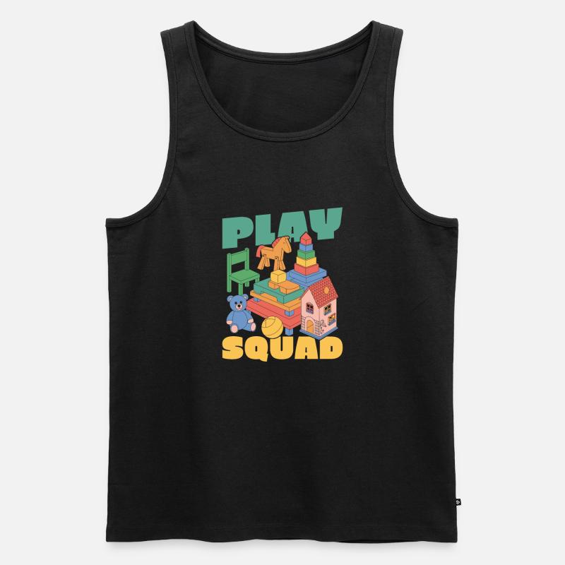 Frühpädagogin Kader - Männer Premium Bio Tank Top - Schwarz