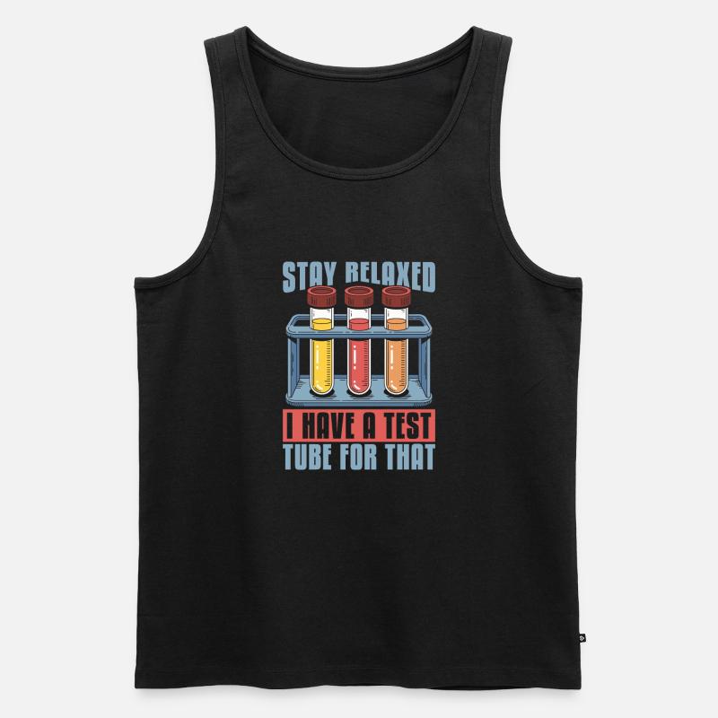 Laborant - Männer Premium Bio Tank Top - Schwarz