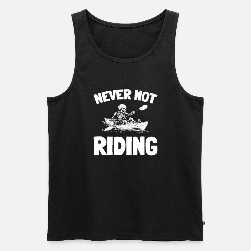 Kajaker - Männer Premium Bio Tank Top - Schwarz