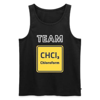 Ironie Horror Funny Chemiker Chemie Narkosemittel - Männer Premium Bio Tank Top - Schwarz - Vorne - Michal (187cm)