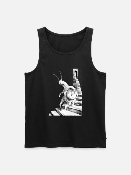 THE SPIRAL STAIRCASES - Men's Premium Organic Tank Top - black