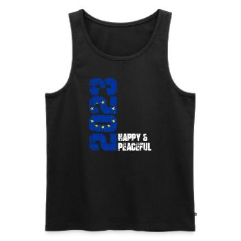 Freedom for All Humanity - Men's Premium Organic Tank Top - black - Front - Michal (187cm)