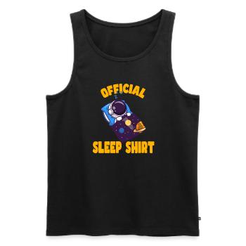 Good night - Men's Premium Organic Tank Top - black - Front - AI Model Male 178 light (178cm)
