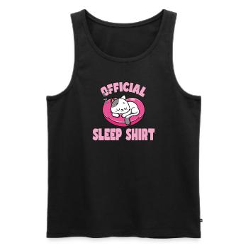 Good night - Men's Premium Organic Tank Top - black - Front - AI Model Male 178 light (178cm)