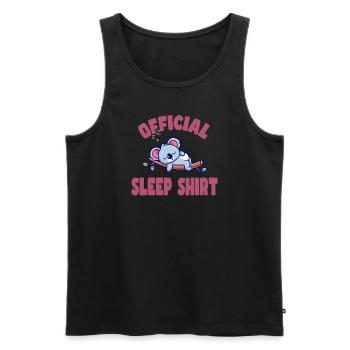 Good night - Men's Premium Organic Tank Top - black - Front - AI Model Male 178 light (178cm)