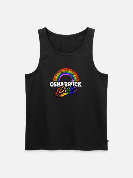 Pride Osnabrück - Men's Premium Organic Tank Top - black