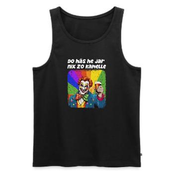 Karneval Kölle Alaaf Eskaliert Singen Tanzen Köln - Männer Premium Bio Tank Top - Schwarz - Vorne - Michal (187cm)