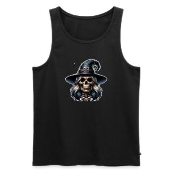 In a world full of princesses, be a witch - Men's Premium Organic Tank Top - black - Front - Michal (187cm)