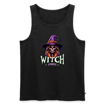 In a world full of princesses, be a witch - Men's Premium Organic Tank Top - black - Front - Michal (187cm)