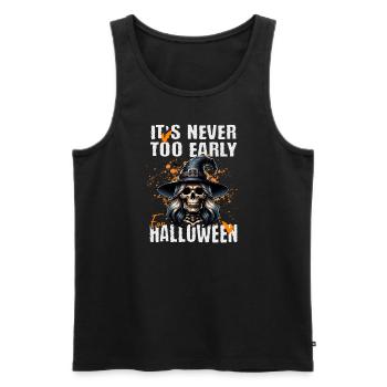 In a world full of princesses, be a witch - Men's Premium Organic Tank Top - black - Front - Michal (187cm)