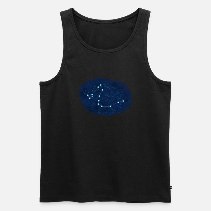 Draco Konstellation - Männer Premium Bio Tank Top - Schwarz
