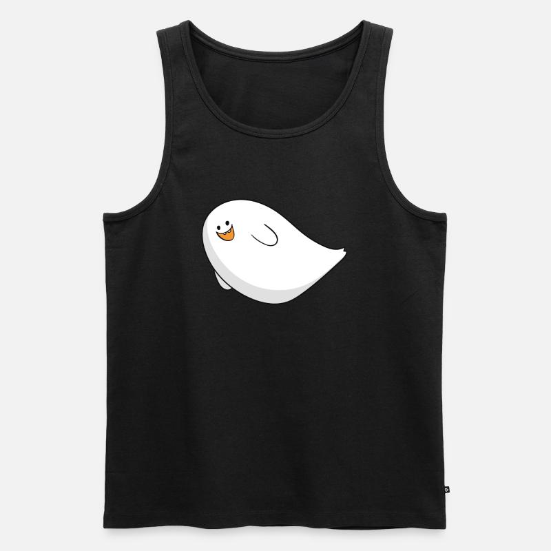 Geist - Männer Premium Bio Tank Top - Schwarz