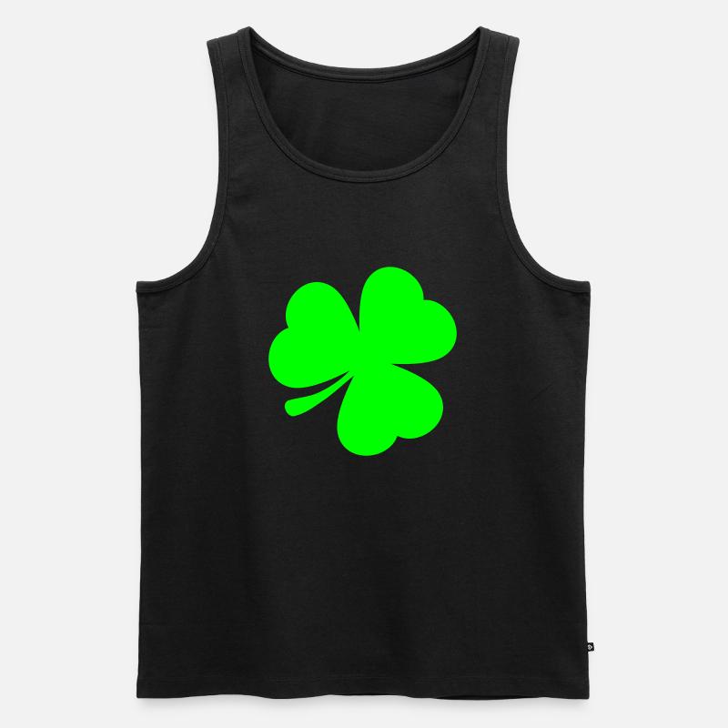 irish - Männer Premium Bio Tank Top - Schwarz