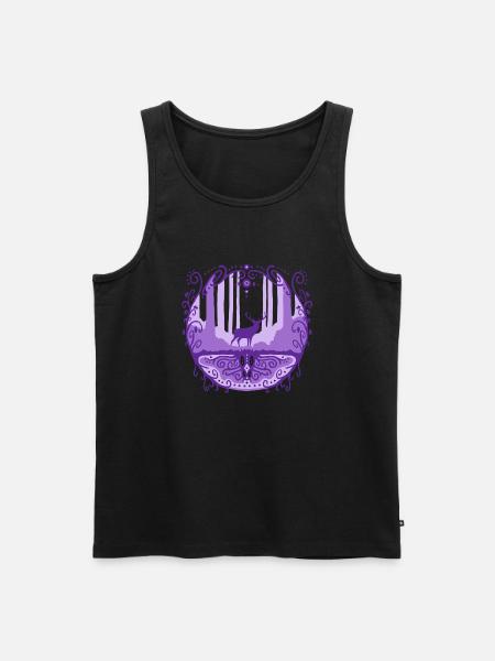 The king of the forest - Men's Premium Organic Tank Top - black