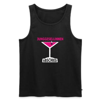 Junggesellinnenabschied - Junggesellin Abschied - Männer Premium Bio Tank Top - Schwarz - Vorne - Michal (187cm)
