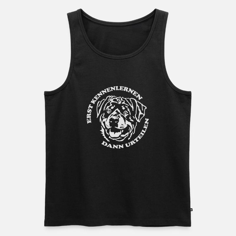496 Rottweiler - Männer Premium Bio Tank Top - Schwarz
