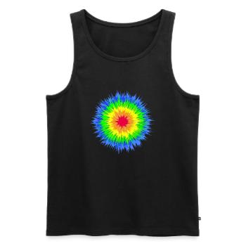 Tye Dye (StarOne Edition) - Débardeur bio Premium Homme - noir - Devant - Michal (187cm)