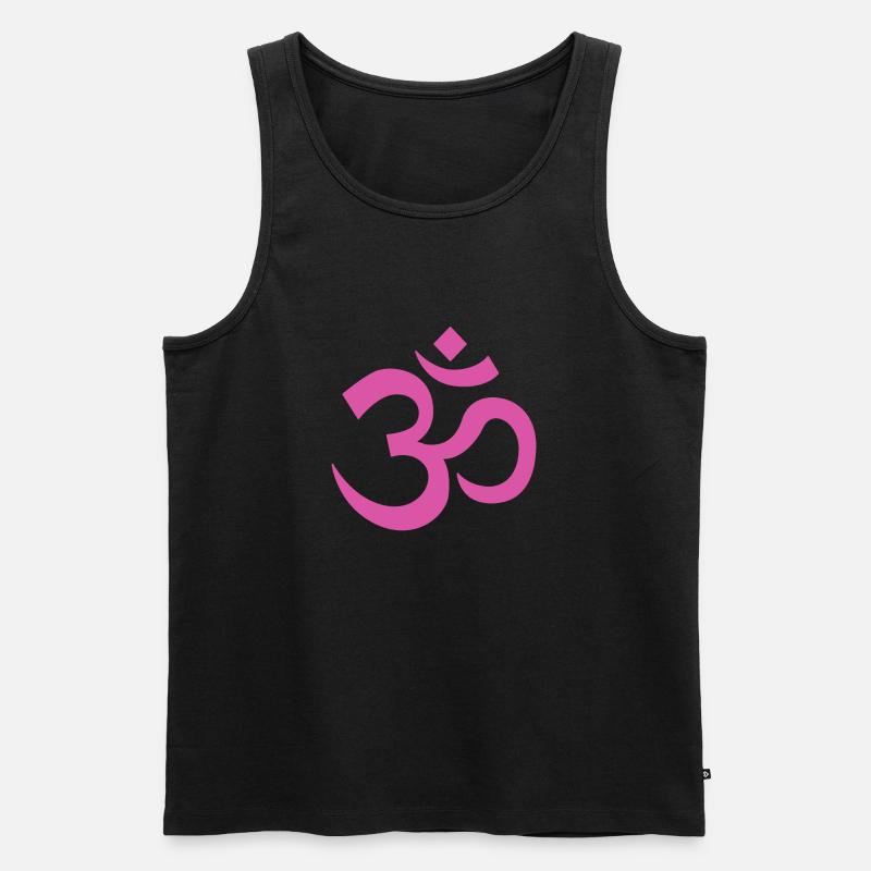 OM 23 - Männer Premium Bio Tank Top - Schwarz