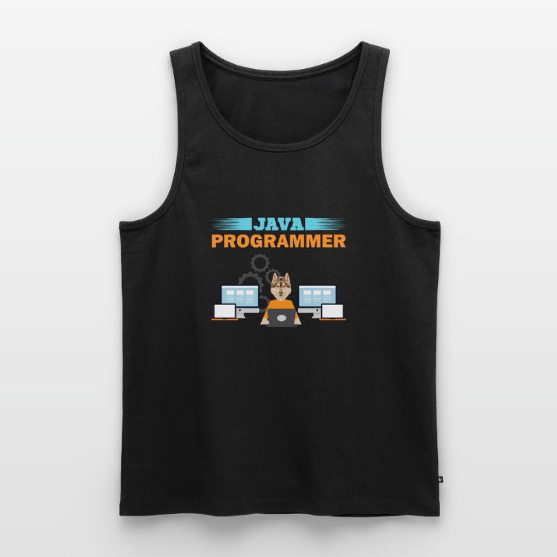 Java Programmer Men's Premium Organic Tank Top