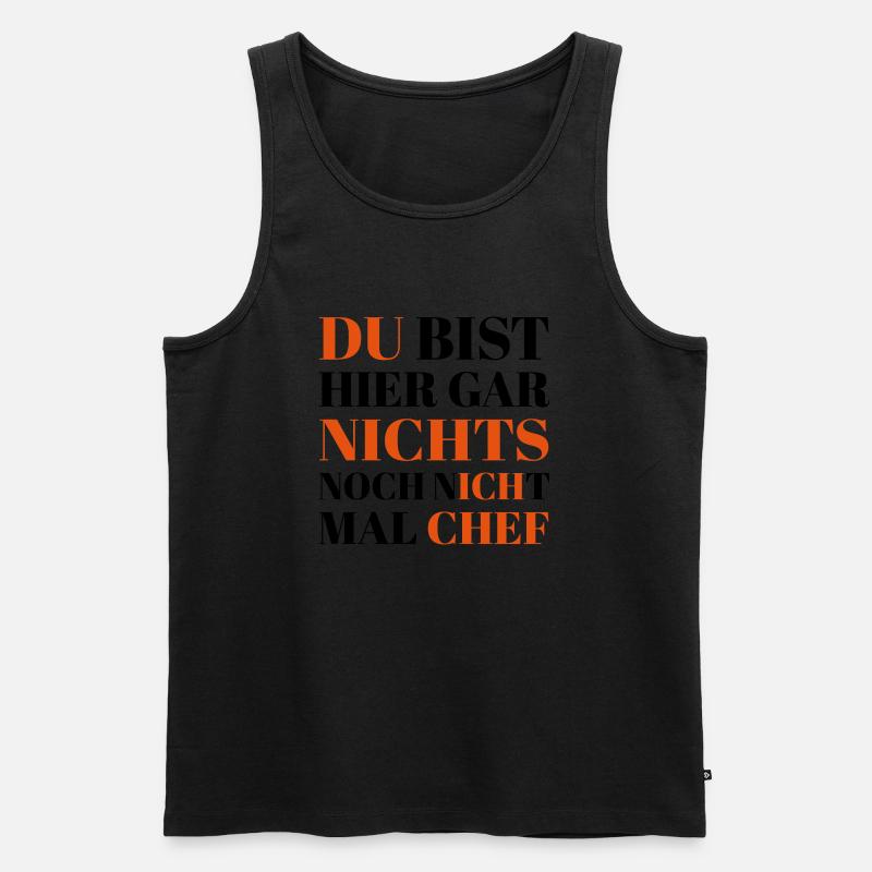 Cheffe - Männer Premium Bio Tank Top - Schwarz