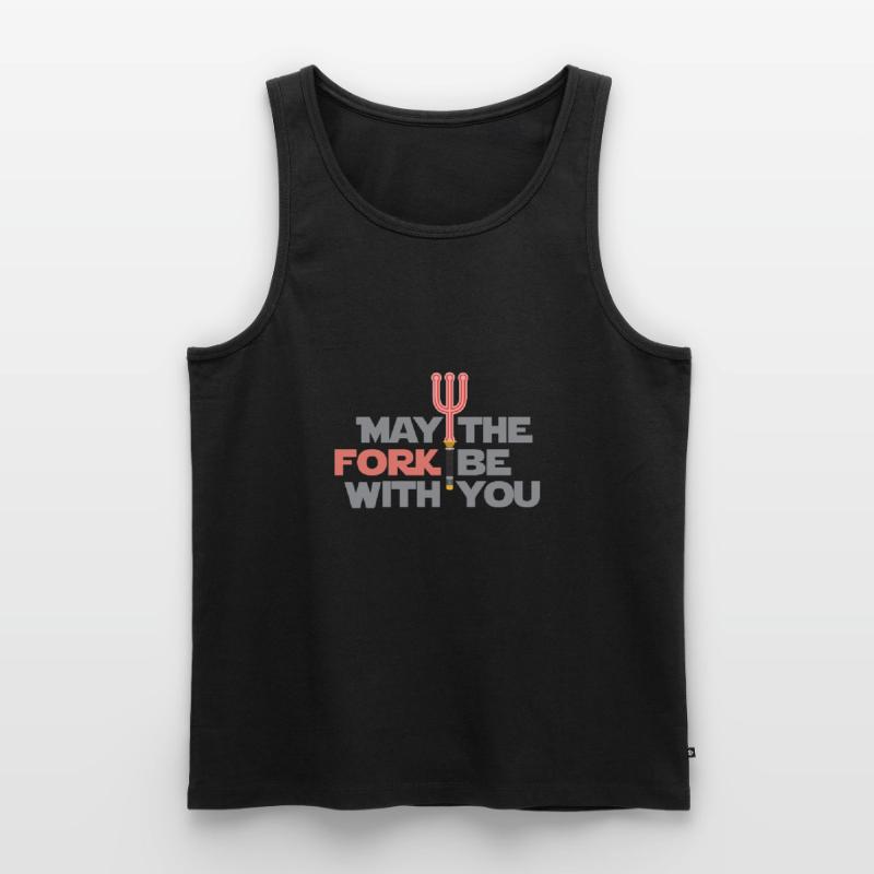 Developer May the Fork Be With You Geschenk idéee Débardeur bio Premium Homme