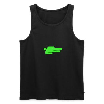 green light billie - Men's Premium Organic Tank Top - black - Front - Michal (187cm)