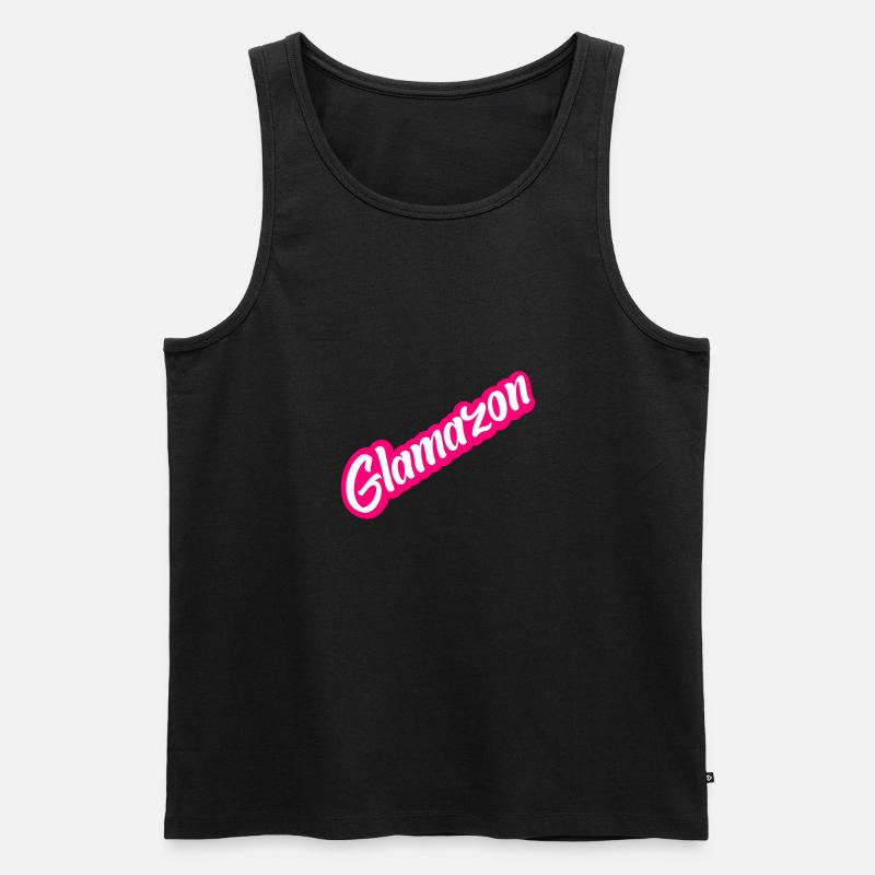 glamazon - Männer Premium Bio Tank Top - Schwarz