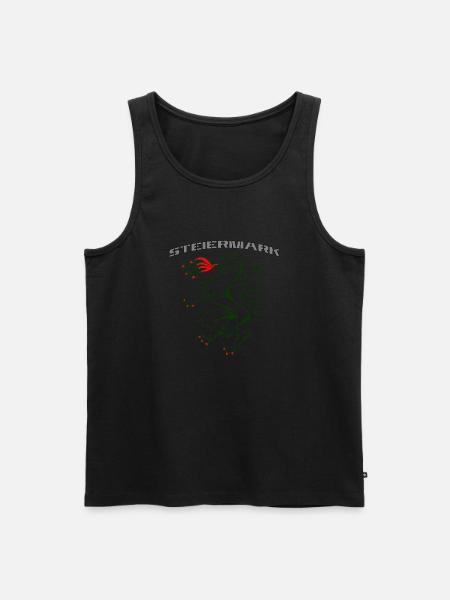 Steiermark - Männer Premium Bio Tank Top - Schwarz