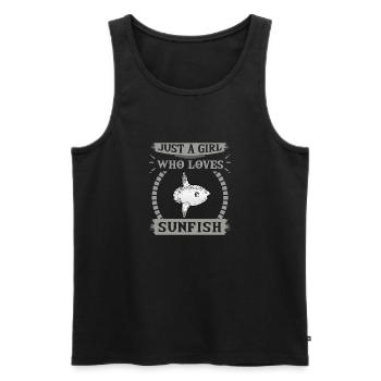 Just A Girl Who Loves Sunfish Animal Love T-Shirt - Débardeur bio Premium Homme - noir - Devant - AI Model Male 178 light (178cm)