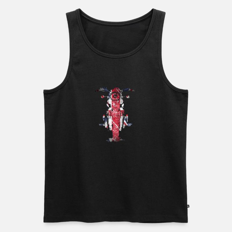 Fahrrad - Männer Premium Bio Tank Top - Schwarz