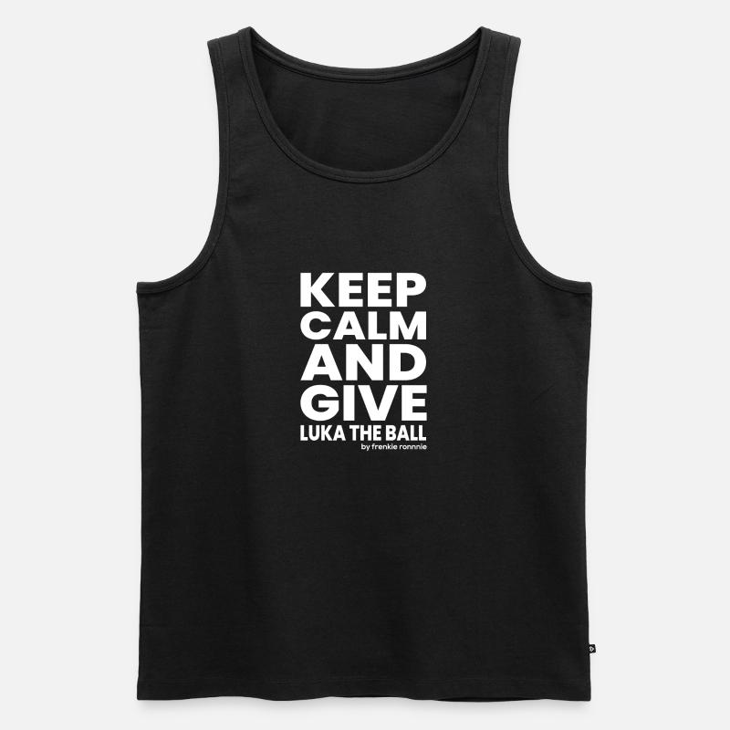 Luka Basketball 2 - Männer Premium Bio Tank Top - Schwarz
