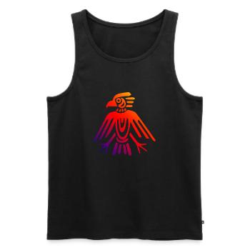 Azteken Symbole Azteken Adler Tattoo Gift - Männer Premium Bio Tank Top - Schwarz - Vorne - AI Model Male 178 light (178cm)