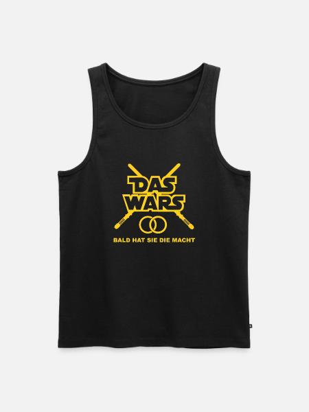 Daswarssiehatdiemacht - Männer Premium Bio Tank Top - Schwarz