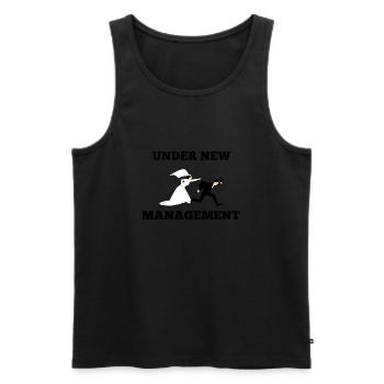 Bachelor party - Men's Premium Organic Tank Top - black - Front - AI Model Male 178 light (178cm)