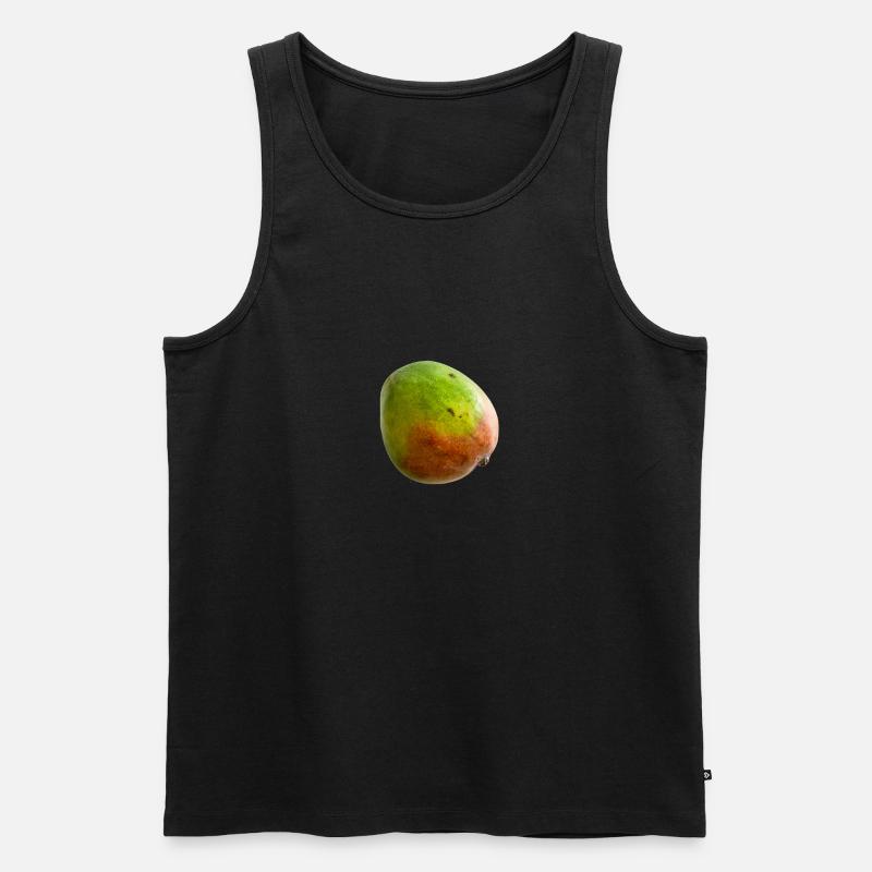 mango - Männer Premium Bio Tank Top - Schwarz