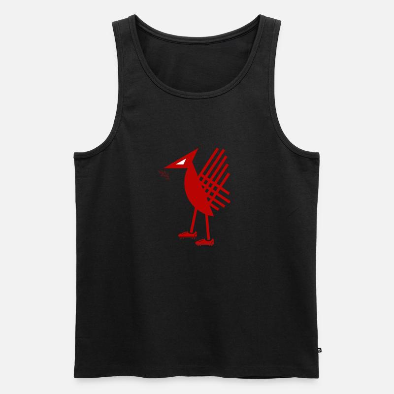 Wir sind der Barsch - Männer Premium Bio Tank Top - Schwarz
