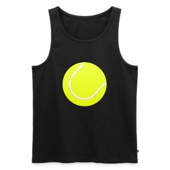 balle tennis sport - Débardeur bio Premium Homme - noir - Devant - Michal (187cm)