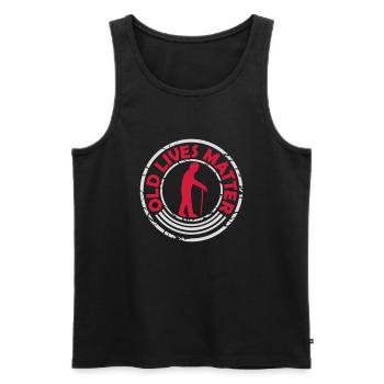 old lives matter quote - Men's Premium Organic Tank Top - black - Front - AI Model Male 178 light (178cm)