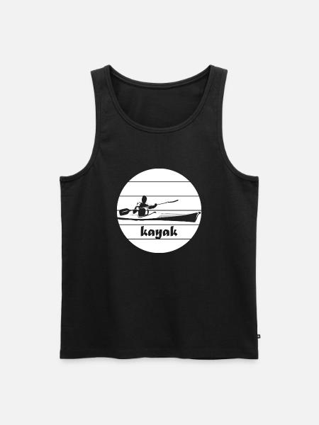 Kayak Water Sports - Men's Premium Organic Tank Top - black